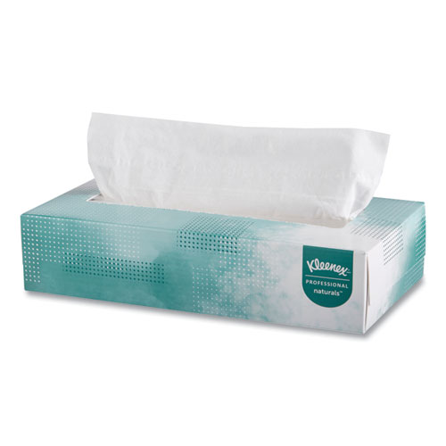 NATURALS FACIAL TISSUE, 2-PLY, WHITE, 125 SHEETS/BOX