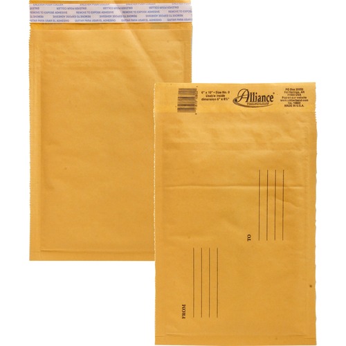 Envelopes,No. 0,Bubble Cushioned,6"x10"