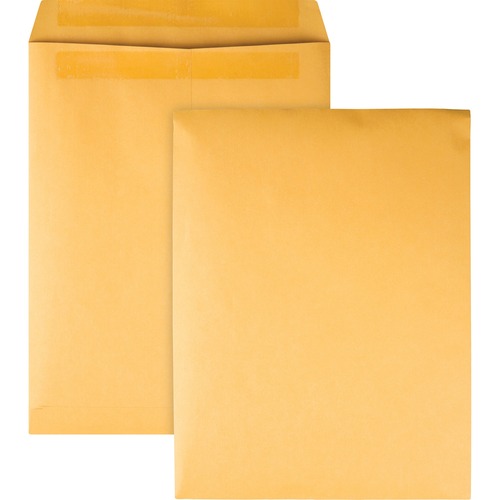 Redi Seal Catalog Envelope, 9 1/2 X 12 1/2, Brown Kraft, 100/box