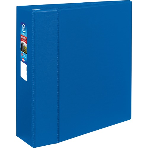 Heavy-Duty Binder With One Touch Ezd Rings, 11 X 8 1/2, 4" Capacity, Blue