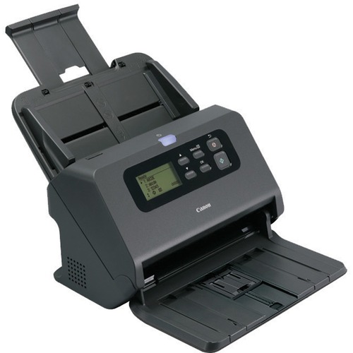 Office Document Scanner, 600 dpi, 80-Sht Capacity, Black