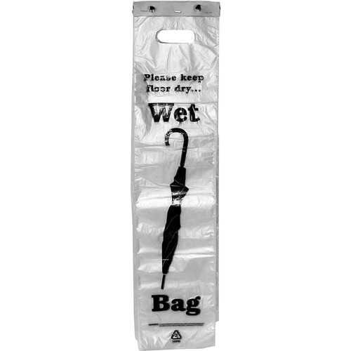 Wet Umbrella Bag, 7w X 31h, Clear, 1000/box