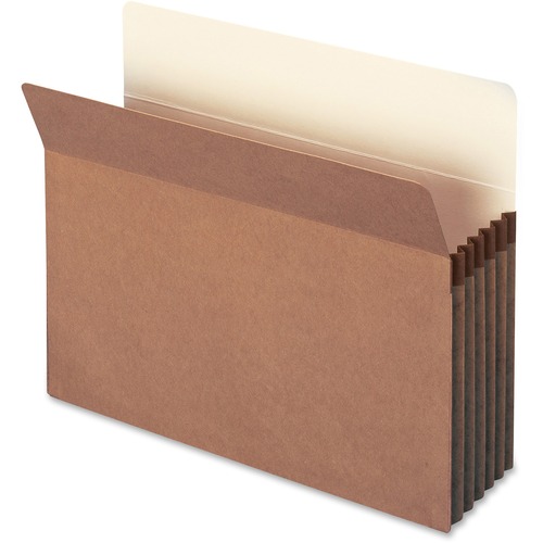 100(percent) Recycled Pocket, 5 1/4 Inch Exp, Letter, Redrope, 10/box