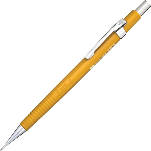 SHARP MECHANICAL PENCIL, 0.9 MM, HB (#2.5), BLACK LEAD, YELLOW BARREL