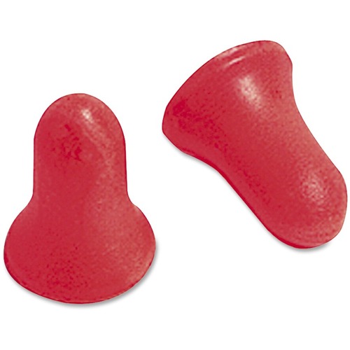 Pre-shaped Ear Plugs,Uncorded,Soil Resistant,200/BX,Orange