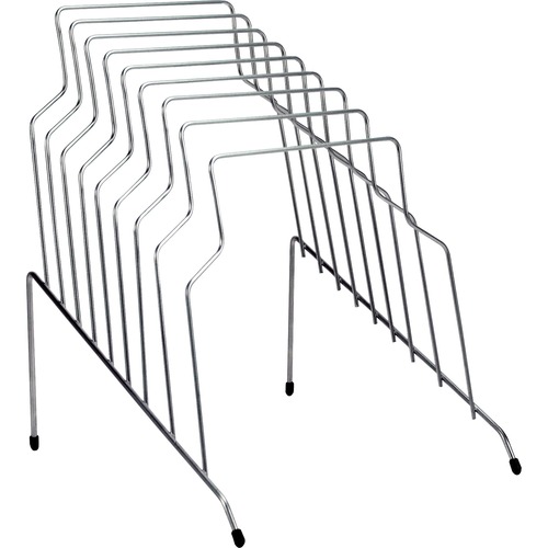 WIRE STEP FILE, 8 SECTIONS, LETTER TO LEGAL SIZE FILES, 10.13" X 12.13" X 11.81", SILVER