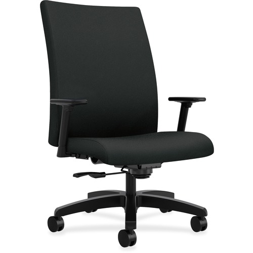 Ignition Series Big And Tall Mid-Back Work Chair, Black