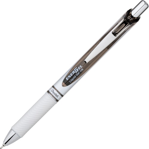 Retractable Pen, EnerGel, 0.7mm Point, Black