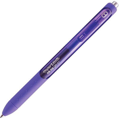 Pen, Gel, 0.7mm, Retractable, InkJoy, 12/BX, Purple