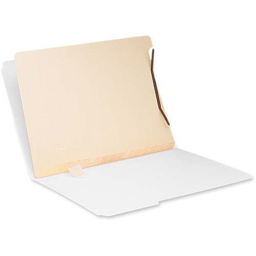 Manila Self-Adhesive End/top Tab Folder Dividers, 2-Sections, Letter, 100/box