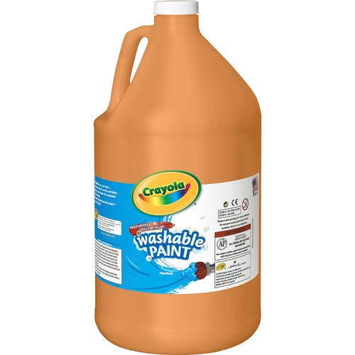 Paint, Washable, 1 Gallon, Orange