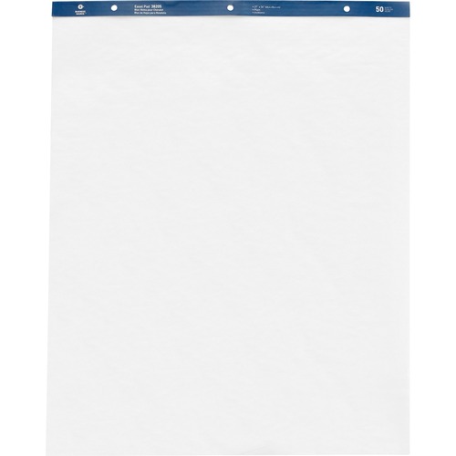 Standard Easel Pads, Plain, 27"x34", 50 Sheets, 4/CT, White