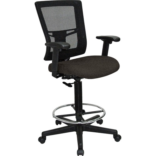 Drafting Stool Chair, 27"x25"x15", Pepper