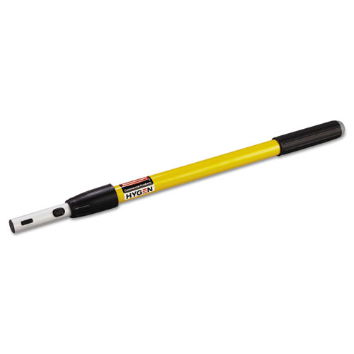 Hygen Quick-Connect Extension Handle, 20-40", Yellow/black