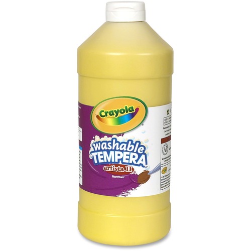 Artista Ii Washable Tempera Paint, Yellow, 32 Oz