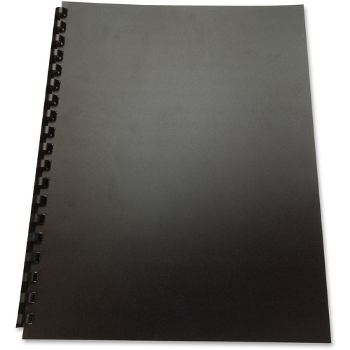 100(percent) Recycled Poly Binding Cover, 11 X 8-1/2, Black, 25/pack