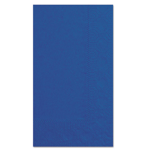 Dinner Napkins, 2-Ply, 15 X 17, Navy Blue, 1000/carton