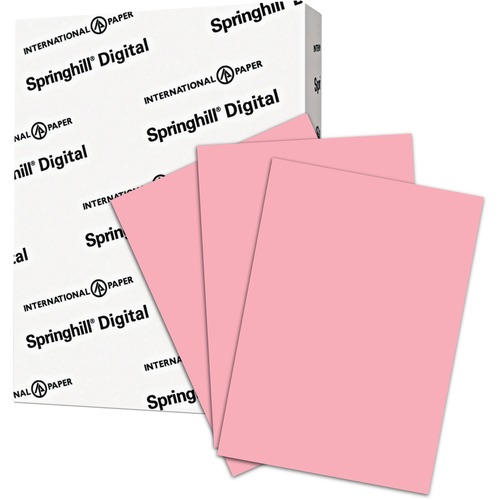 Digital Vellum Bristol Color Cover, 67 Lb, 8 1/2 X 11, Pink, 250 Sheets/pack