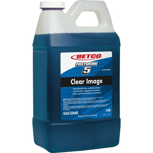 Betco Corporation  Cleaner f/Glass/Surfaces, 1/2 Gallon (2 Liter), 4/CT, Blue