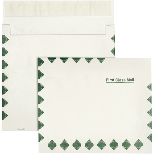 Tyvek Book Expansion Mailer, First Class, 10 X 13 X 2, White, 100/carton