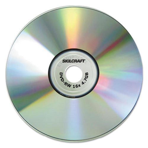 7045015155371, BRANDED ATTRIBUTE MEDIA DISKS, DVD-RW, 4.7GB, 4X, SILVER, 5/PK