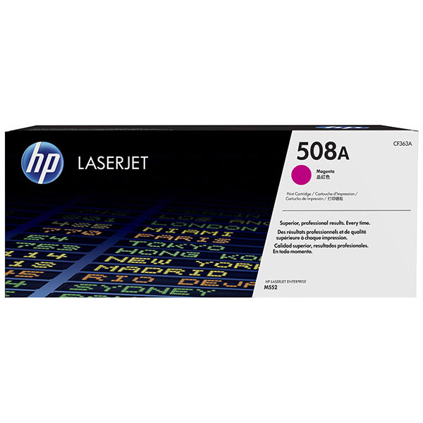 Hewlett-Packard  Toner Cartridge, HP 508A, 5000 Page Yield, Magenta