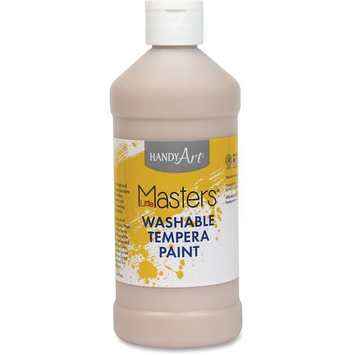 Washable Tempera Paint, L-Master, 16oz., Peach