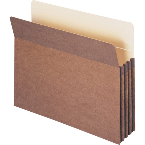 REDROPE DROP FRONT FILE POCKETS, 3.5" EXPANSION, LETTER SIZE, REDROPE, 25/BOX