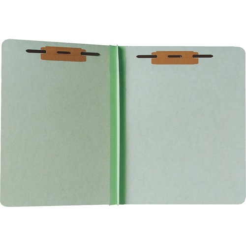 7530000431194, PRESSBOARD FILE FOLDER, STRAIGHT CUT, LETTER, LIGHT GREEN, 100/BX