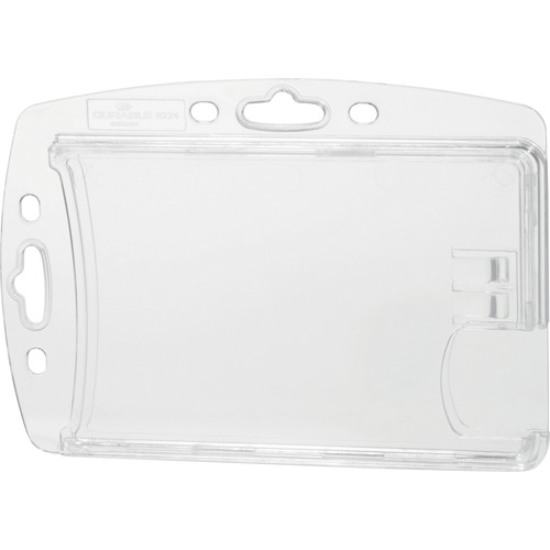 Replacement Card/Badge Holder, 10/BX, Clear