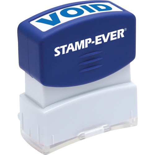 Stamp, Pre-Inked, "VOID", 9/16"x1-11/16" Imp, Blue