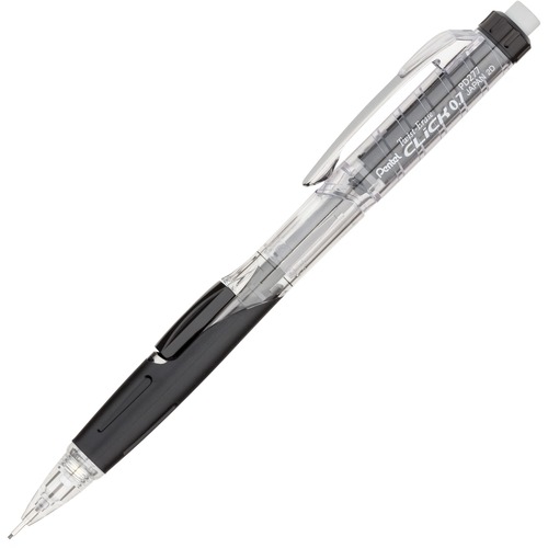 Twist-Erase Click Mechanical Pencil, 0.7 Mm, Black Barrel