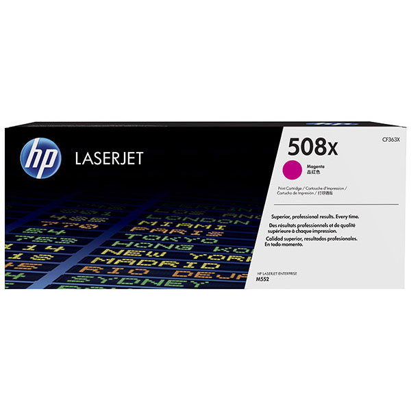 Hewlett-Packard  Toner Cartridge, HP 508X, 9,500 Page Yield, Magenta