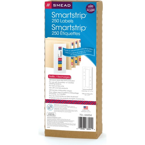 Smartstrip Refill Label Kit, 250 Label Forms/pack, Laser, 250/pack