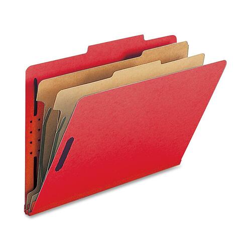 Classification Folders,w/ Fstnrs,2 Dvdrs,Legal,10/BX,BRD