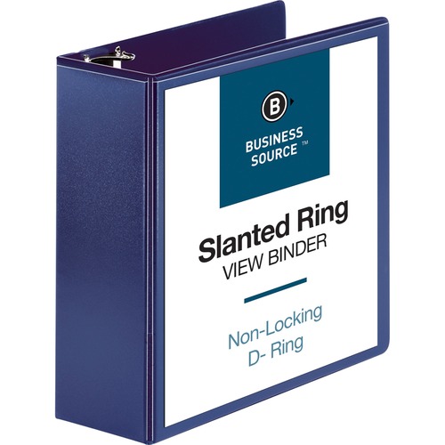 View Binder, D-Ring, 4", Navy