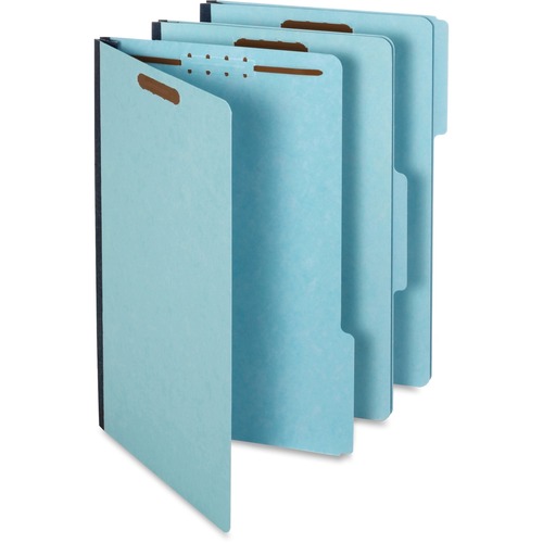 File Folders, 1"Exp, 1/3 Cut Tab, 2 Fastenrs, Lgl, 25/BX, BE