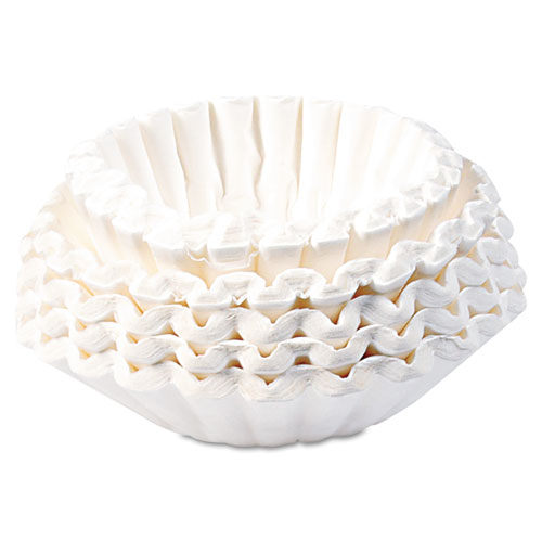 Commercial Coffee Filters, 12-Cup Size, 1000/carton