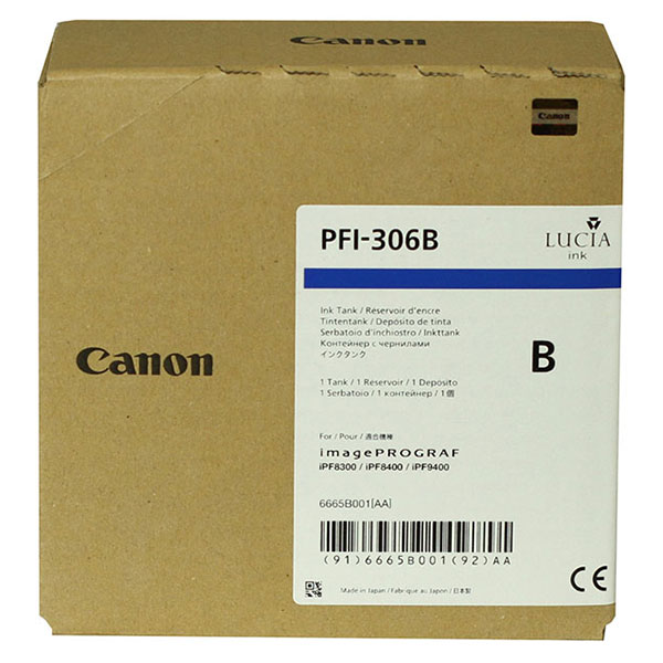 Canon (PFI-306B) imagePROGRAF iPF8300 8400 9400 Blue Ink Cartridge (330 ml)