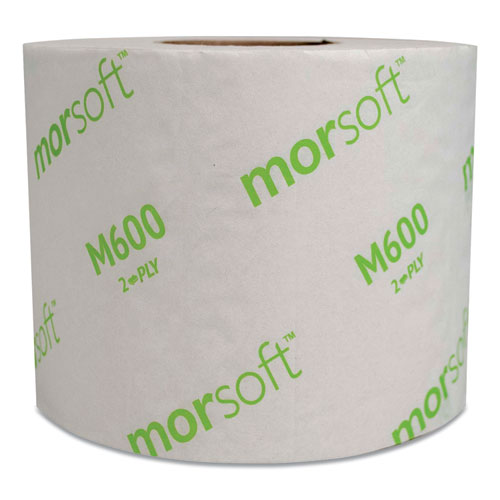 Morsoft Millennium Bath Tissue, 2-Ply, 600 Sheets/roll, 48 Rolls/carton