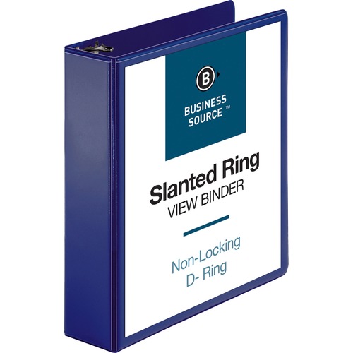 View Binder, D-Ring, 2", Navy