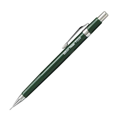 SHARP MECHANICAL PENCIL, 0.5 MM, HB (#2.5), BLACK LEAD, GREEN BARREL