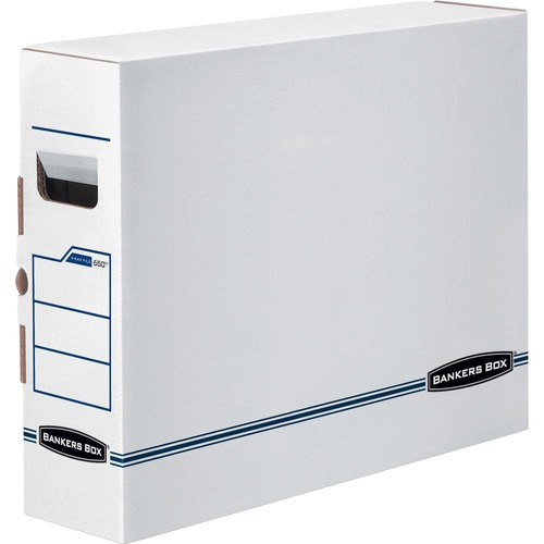 X-Ray Storage Box, Film Jacket Size, 5 X 19 3/4 X 14 7/8, White/blue, 6/carton