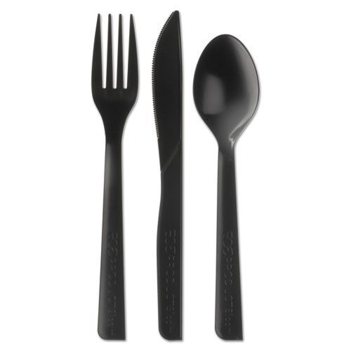 100(percent) RECYCLED CONTENT CUTLERY KIT - 6", 250/CARTON