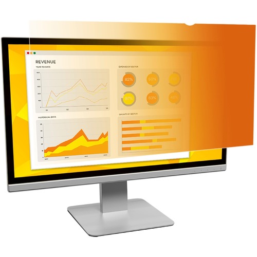 FRAMELESS GOLD PRIVACY FILTER, FOR 23.8", WIDESCREEN, MONITOR, 16:9 ASPECT RATIO