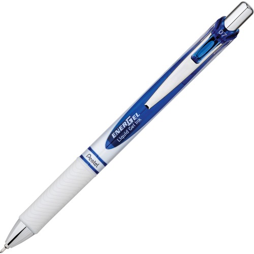 Retractable Pen, EnerGel, 0.7mm Point, Blue