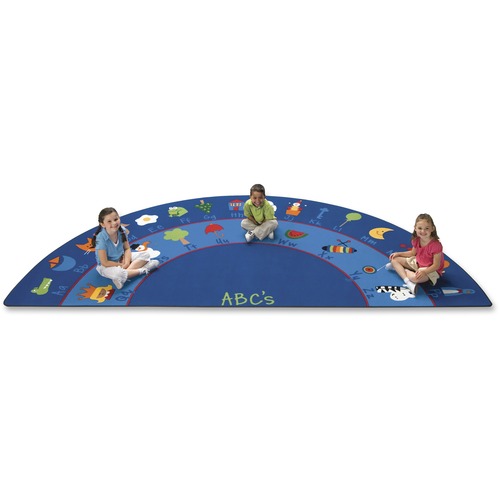 Seating Rug, Fun With Phonics, Semi-Circle, 6'8"x13'4"