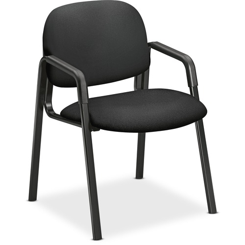 Solutions Seating 4000 Series Leg Base Guest Chair, Black