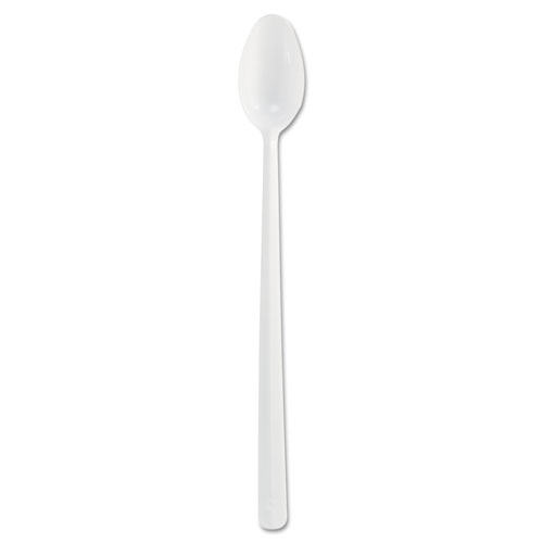 Bonus Polypropylene Utensils, 8", Spoon, White, 1000/carton