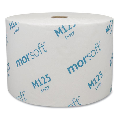 MOR-SOFT CORELESS ALTERNATIVE BATH TISSUE, 1-PLY, 2500 SHEETS, 24 ROLLS/CARTON